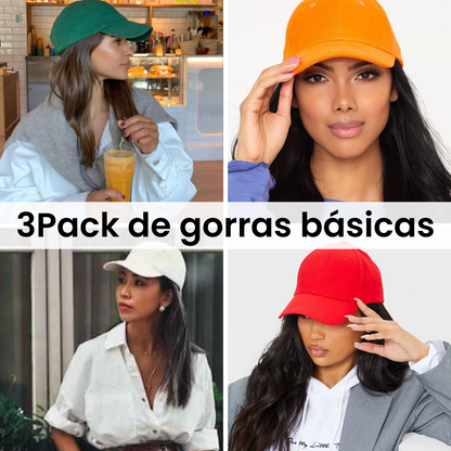 Pack Hermosas gorras de Drill