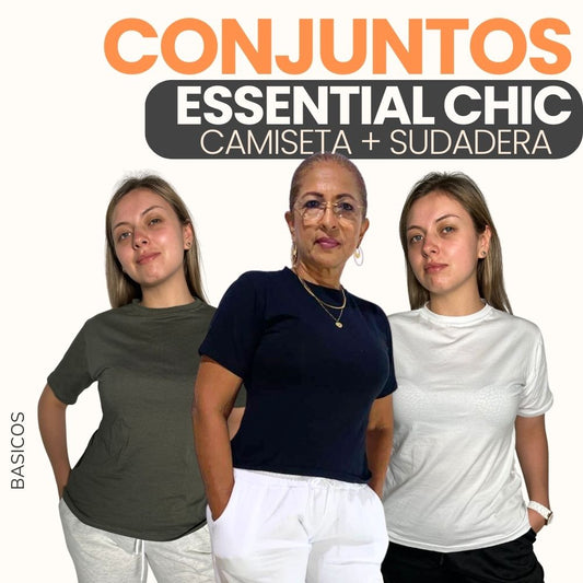 Essential Chic: conjunto camiseta + sudadera